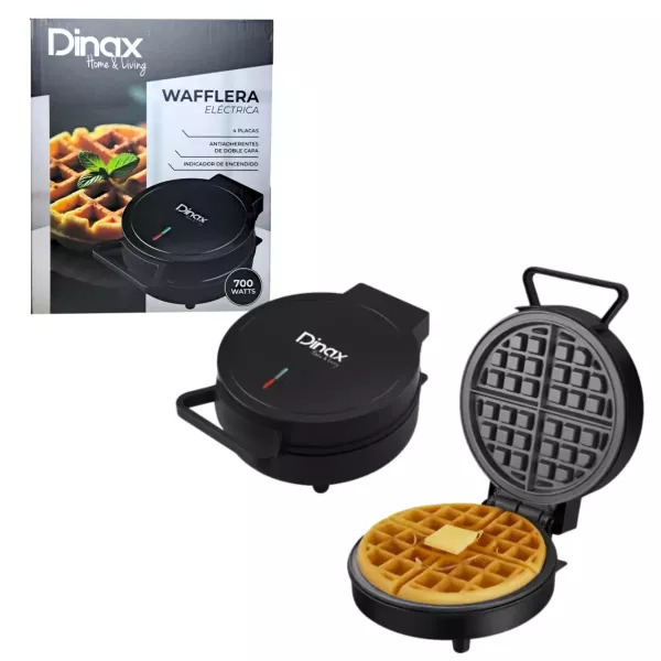 Wafflera Electrica 700W Dinax