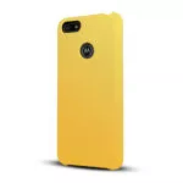 Funda Silicona Moto G100 Amarillo