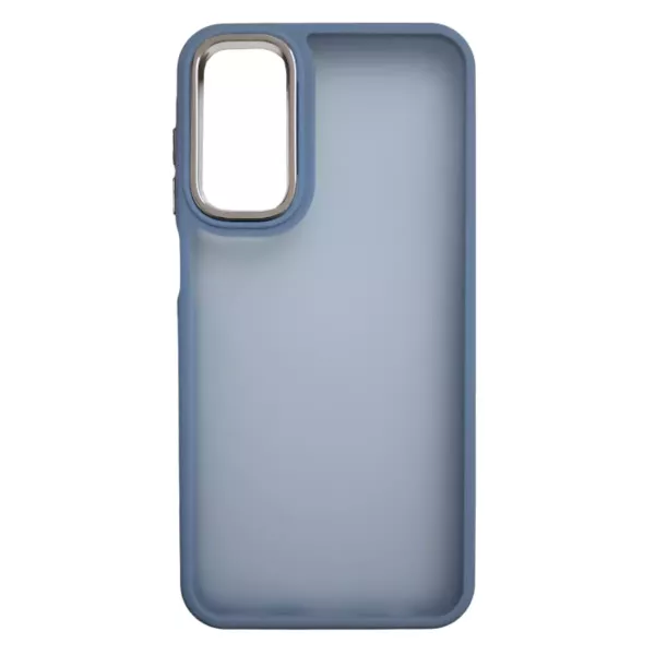 Funda Frost Border Cromado Samsung A56 Celeste