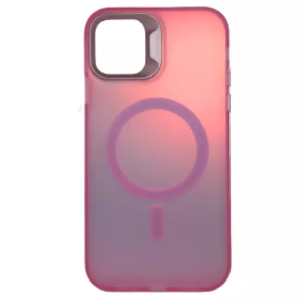 Funda Electro Magsafe Border Metalizado IPhone 15 Pro Max Rosa