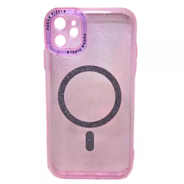 Funda Electro Magsafe Brillo IPhone 15 Pro Rosa Claro