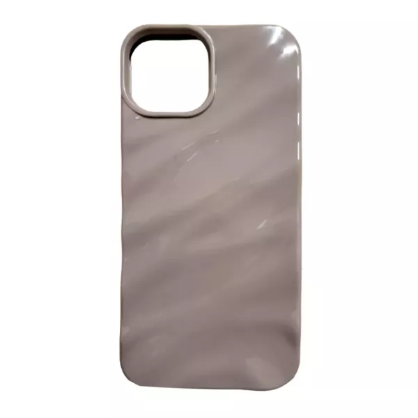 Funda Silicona Wave iPhone 15 Avellana