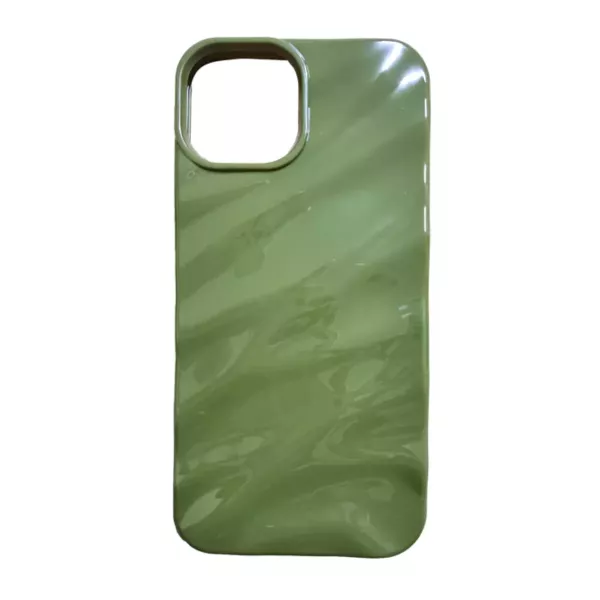 Funda Silicona Wave iPhone 15 Verde