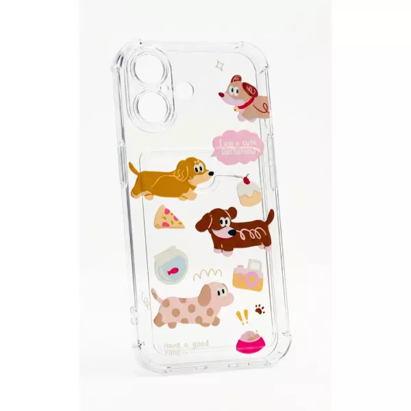Funda Antishock Tarjetero iPhone 13 Perritos