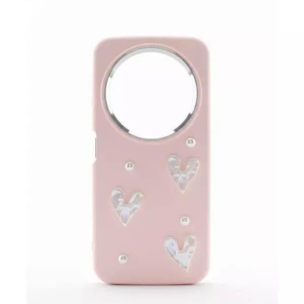 Funda Silicona Charms Corazón Samsung A07 Rosa