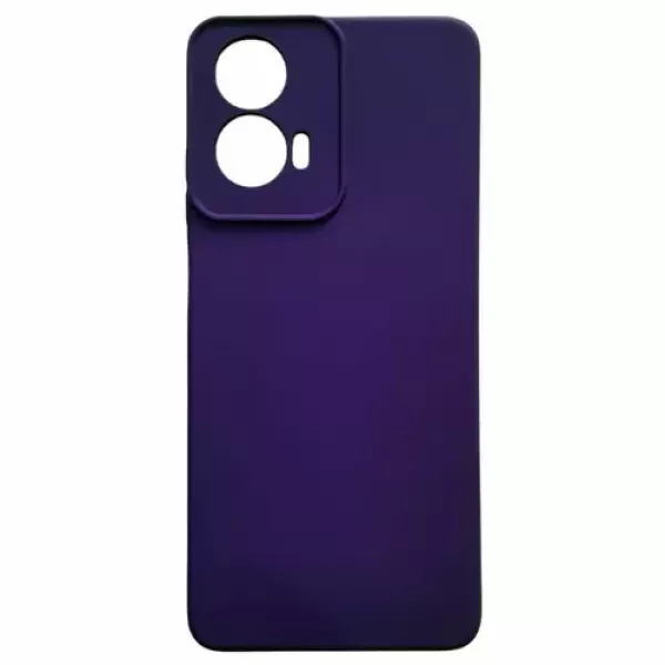 Funda Silicona Moto Edge 60 Pro Violeta Metalizado