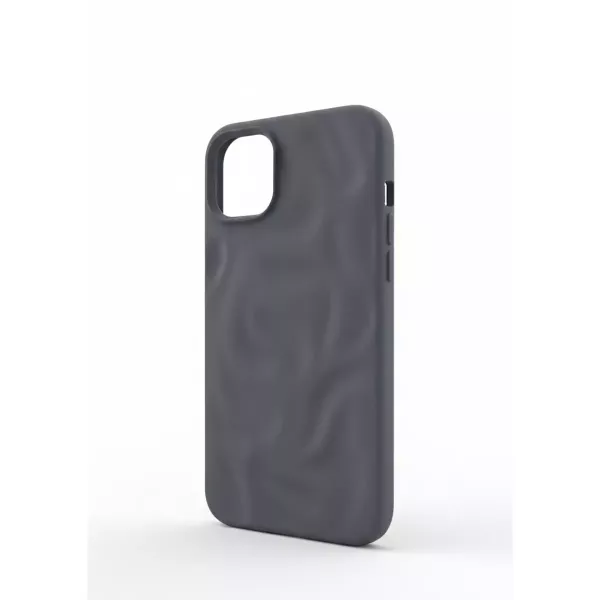 Funda Silicona Wave Mate iPhone 15 Gris