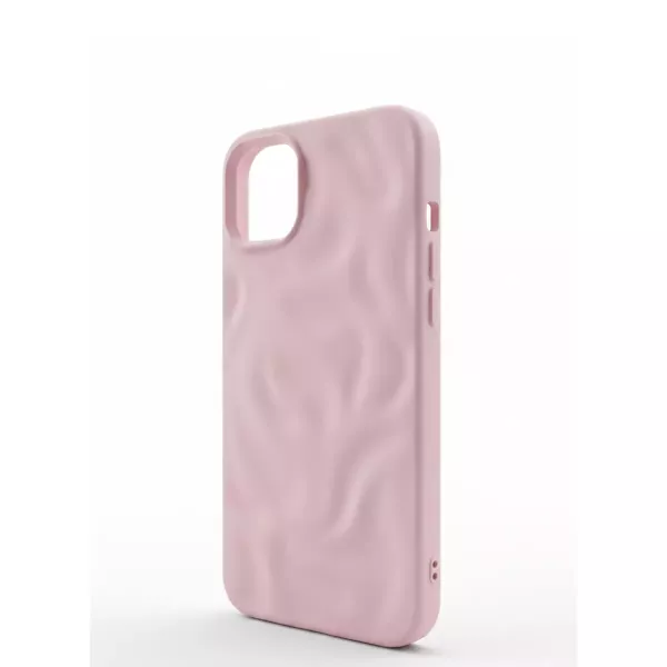 Funda Silicona Wave Mate iPhone 15 Rosa