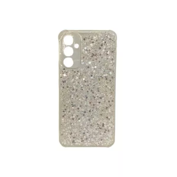 Funda Glitter Moto G53 Plateado