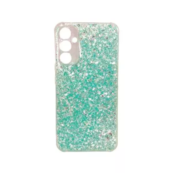 Funda Glitter Samsung A34 Verde Agua