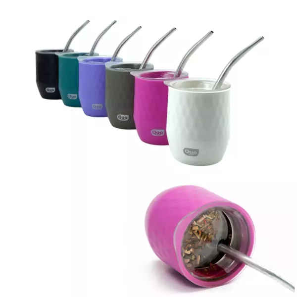 Mate Con Tapa Acrilico - Mateava Quo