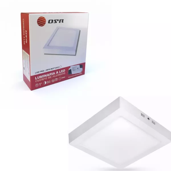 Panel Para Montar De Luz Fría Cuadrado - OSR MZF120C