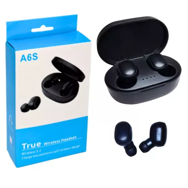 Auricular In Ear Bluetooth A6s True