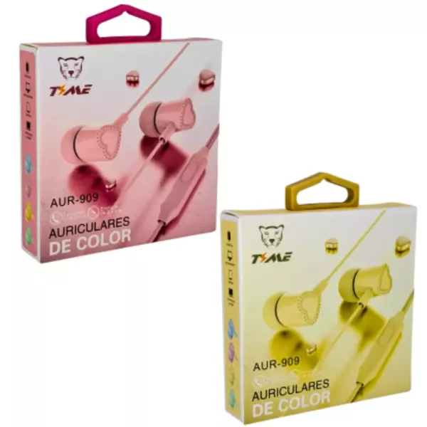 Auricular In Ear Con Cable Aur-909 Time