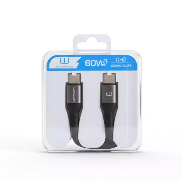 Cable De Datos Premium Tipo C A Tipo C Mallado 60W - VANWARD