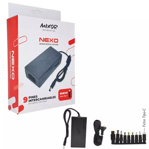 Cargador Universal Para Notebook Nexo Mixor