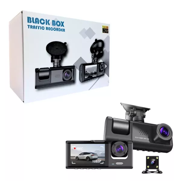 Cámara De Seguridad Angular Para Auto Full HD 1080P