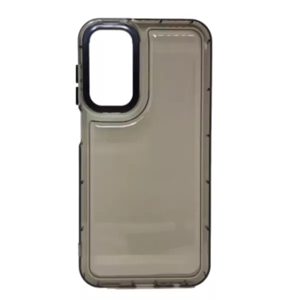 Funda Transparente Con Color Samsung A13 Negro