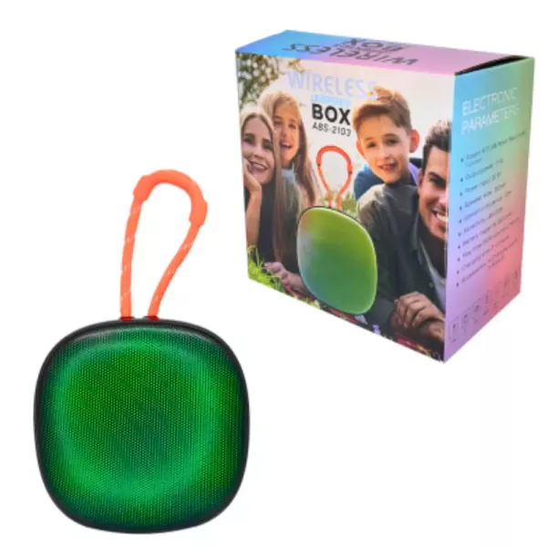Parlante Bluetooth Con Led Box ABS-2103
