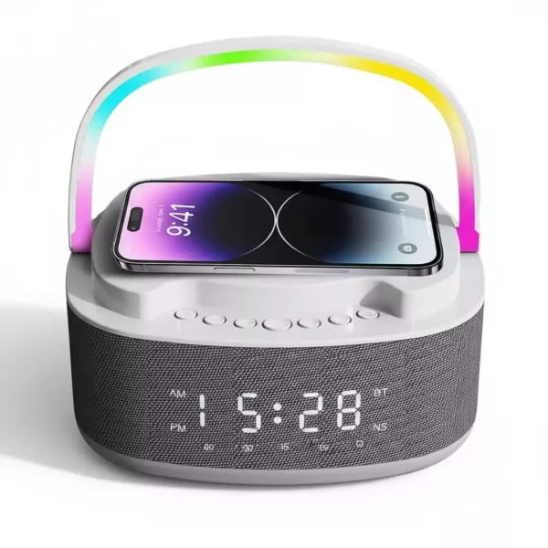 Parlante Bluetooth Despertador Con Carga Inalámbrica S301