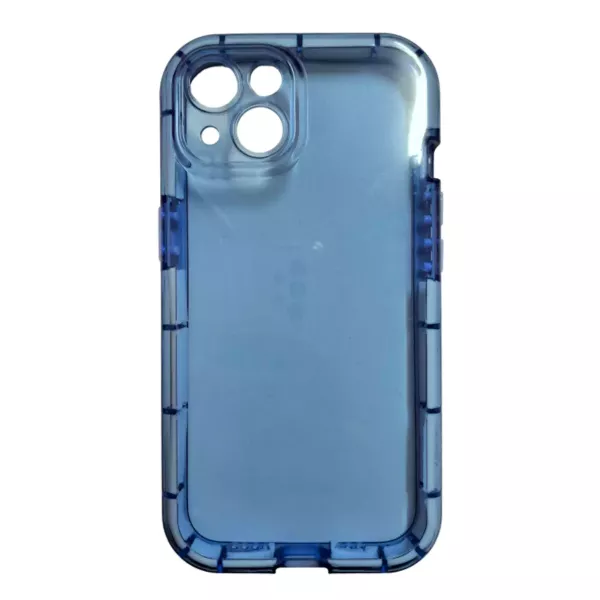 Funda Silicona Flex iPhone 14 Pro Azul