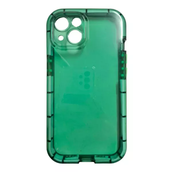 Funda Silicona Flex iPhone 14 Pro Verde